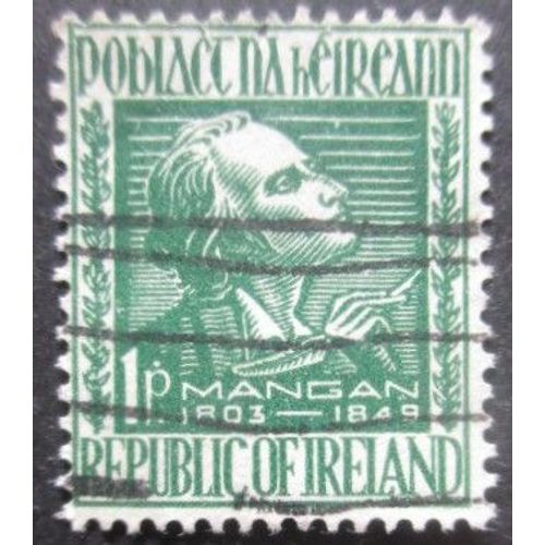 Irlande N°112 Poète James Clarence Mangan Oblitéré