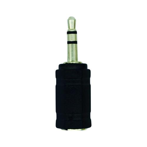 LogiLink - Adaptateur audio - mini-phone stereo 3.5 mm mâle pour jack micro stéréo femelle - noir
