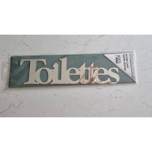 Adhésif mural effer miroir toilettes