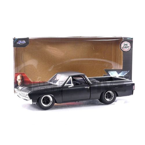 Jada Toys 1/24 - 34413bk - Chevrolet El Camino - Fast And Furious - 1967-Jada Toys