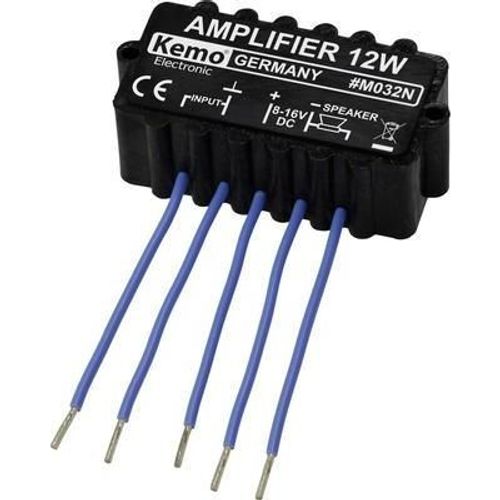 Module amplificateur Kemo (kit monté) 6 - 16 V/DC Puissance de sortie: 12 W 1 pc(s)