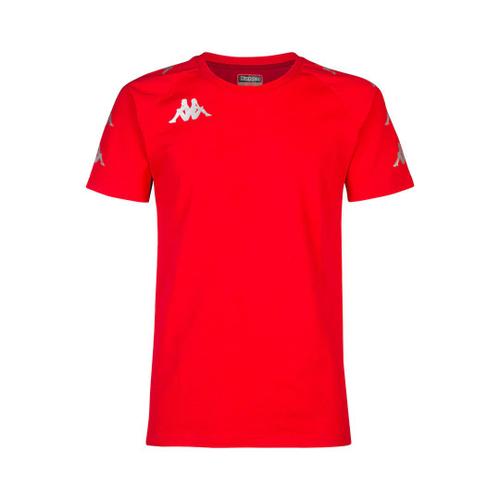 T-Shirt Kappa Ancone Rouge Homme