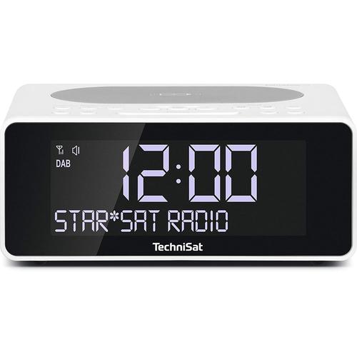 Radio-réveil dab+ fm avec écran couleur gris