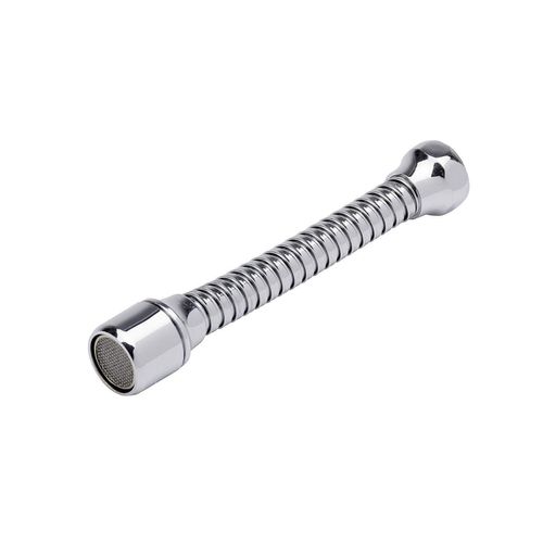 Wenko 21107100 Tuyau Brise-Jet Argent Brillant, 7 x 2,29 x 20,5 cm