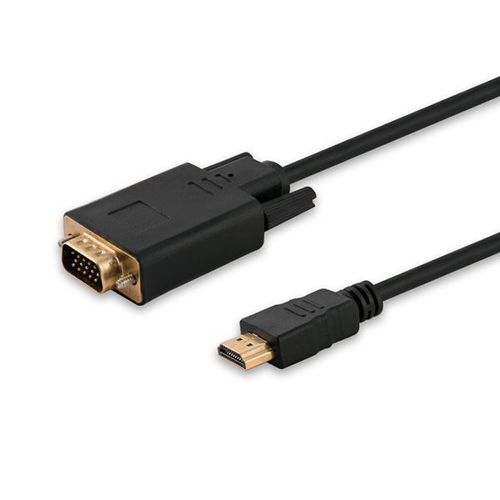 Câble Savio HDMI D-Sub (VGA), 1.8, Czarny (SAVKABELCL-103)