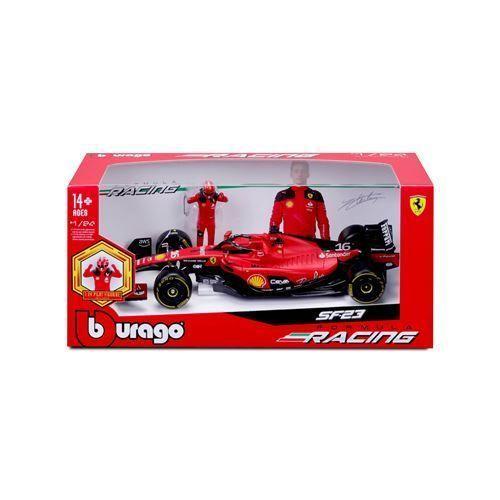 Véhicules Miniatures Die Cast 1/24 Racing - Ferrari F1 + Figurine Pilote #Leclerc