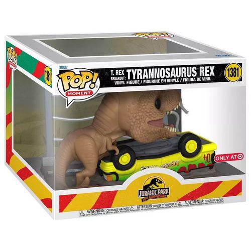 Figurine Funko Pop - Jurassic Park N°1381 - L?Évasion Du T. Rex : Tyrannosaurus Rex - Moment (71332)