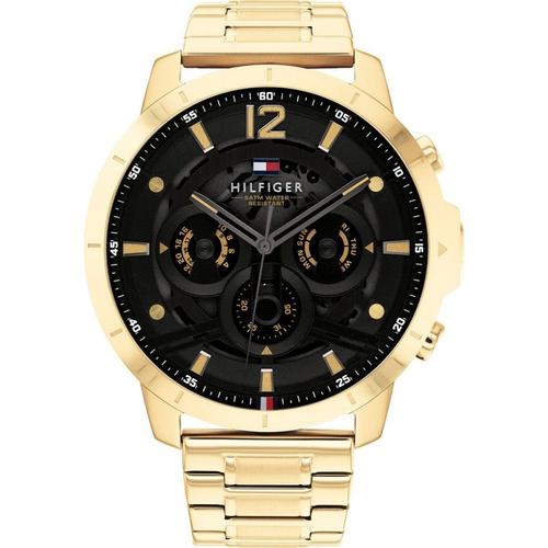 Tommy Hilfiger Luca Montre Homme Multifonction Acier Doré 1710511