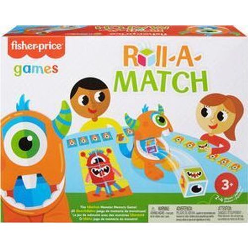 Fisher-Price Dé-Li Mélo Jeu De Mémoire Et D Association De Cartes Sur Le Th Me Des Monstres 2 4 Joueurs Pour Enfants Partir De 3 Ans Gwn52