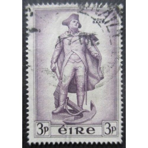 Irlande N°126 Commodore John Barry Oblitéré