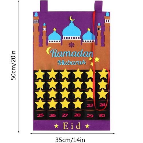 Calendrier de l'Avent Eid Mubarak pour Enfant, Cadeau Musulman, Ramadan, DIY