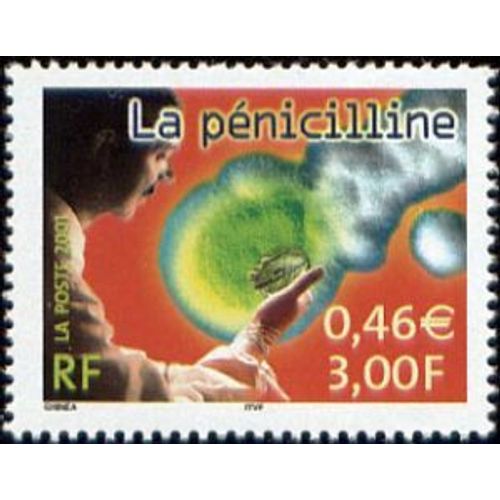Timbre France 2001 Oblitéré- La Pénicilline - 0.46 3.00 Yt3422