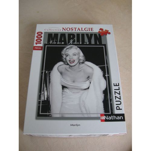 Puzzle " Marilyn Monroe " - Collection Nostalgie Nathan - 1.000 Pièces