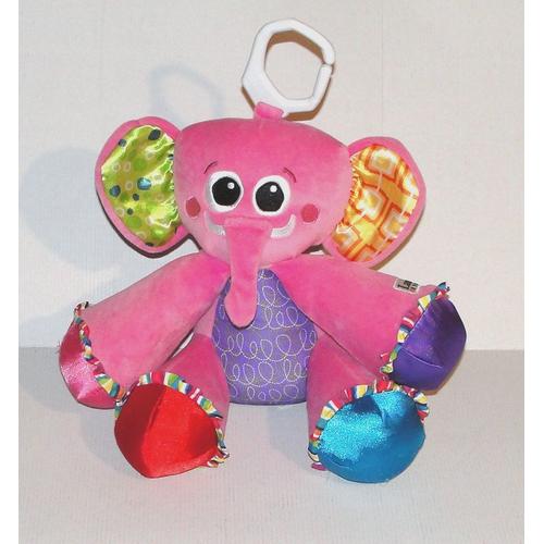 Peluche Elephant Pouet Pouet Musical Activités Elephantunes Lamaze