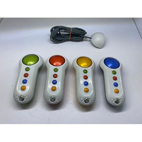 4 Manettes Scène It Sans Fil - Xbox 360 Buzzers + Récepteur