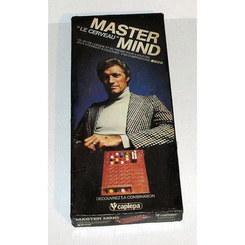 Mastermind Le Cerveau Capiepa 1976 - Jeu De Societe Master Mind Model Vintage Special 4 Fiches 6 Couleurs
