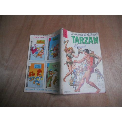 Tarzan Le Seigneur De La Jungle Vedettes Tv N°9 Tarzan Et Les Hommes-Fourmis Sagedition 01/1969 Be