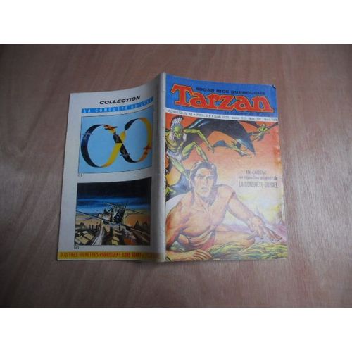 Tarzan Vedettes Tv + Fiches N°51 Les Hommes Oiseaux Sagedition 06/1972 Be