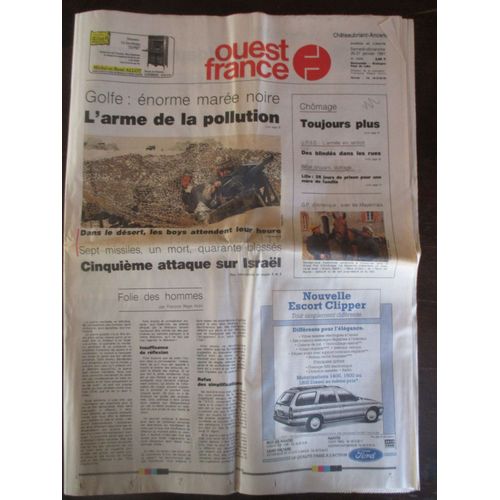 Ouest France 26/27 Janvier 1991
