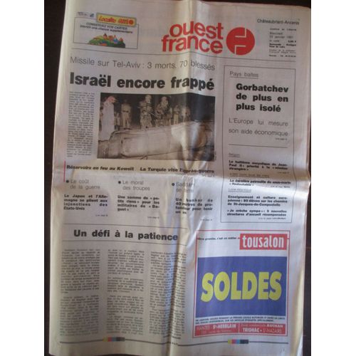 Ouest France 23 Janvier 1991