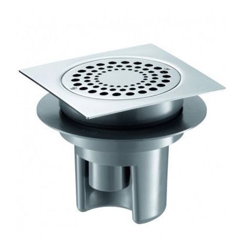 Siphon pour sol carrelé ou béton brut 150x150mm DELABIE