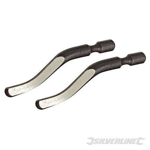 Lames outil d'ébavurage, 2 pcs- Pour 248844 et 282388 - Silverline
