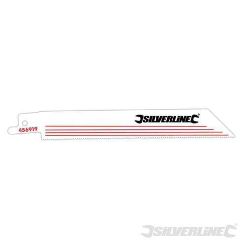 Ensemble 5 lames de scie sabre 18 TPI - SILVERLINE