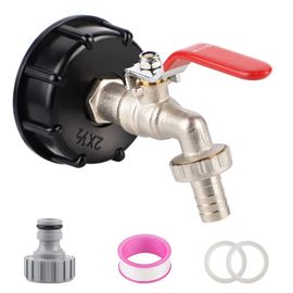 Accessoire Réservoir 1000L Robinet Col De Cygne IBC 3/4 - Laiton Pour Réservoir 1000L Eau Pluie Robinet Cuve Ibc