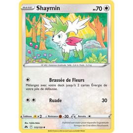 Carte Pokemon SHAYMIN 013/172 V Ultra Rare Epée et Bouclier 9 EB09 FR NEUF
