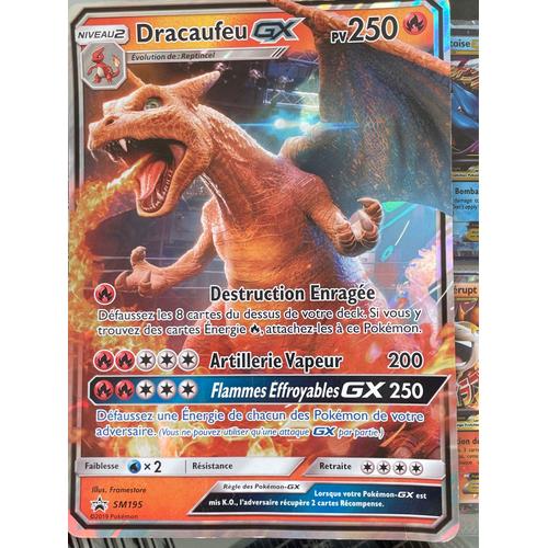 Dracaufeu Gx Grande Carte Pv250