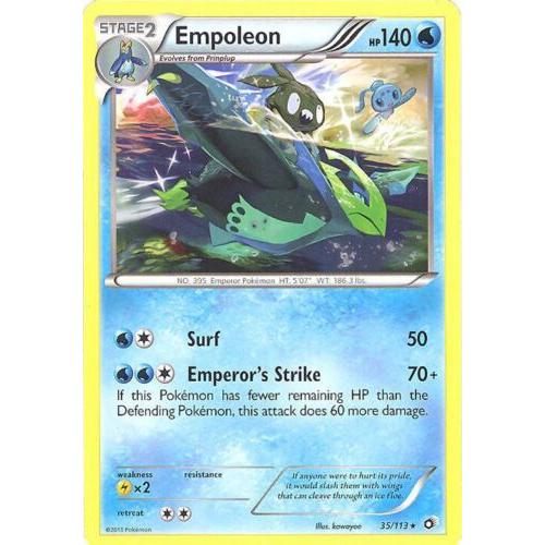 Pokemon Empoleon 35 / 113 Rare Tresors Legendaires