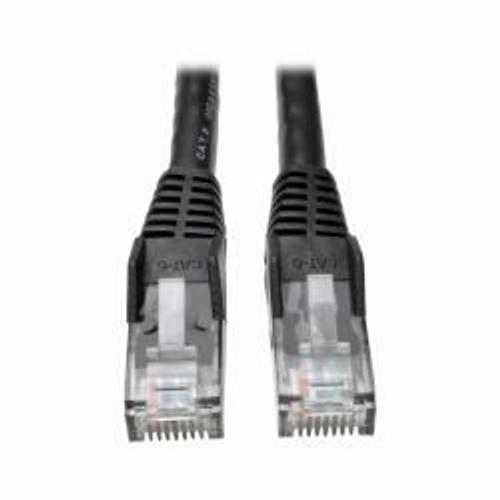 Eaton Tripp Lite Series Cat6 Gigabit Snagless Molded (UTP) Ethernet Cable (RJ45 M/M), PoE, Black, 5 ft. (1.52 m) - Cordon de raccordement - RJ-45 (M) pour RJ-45 (M) - 1.52 m - UTP - CAT 6 -...