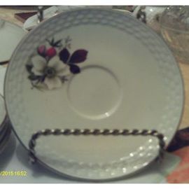 Vintage - 4 Soucoupes - " Digoin - Sarreguemines "