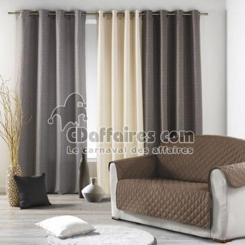 Douceur D'intérieur 1605241 Protège Canapé Matelasse Microfibre Uni Club Noisette 279 X 179 Cm