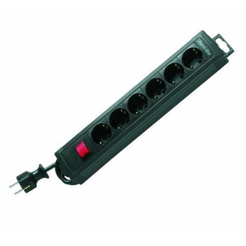REV Ritter 00146171 SupraLine Barre multiprise avec 6 prises et interrupteur Anthracite 2,4 m