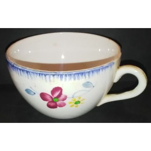Vintage - Lot De 5 Tasses A Café - " Digoin - N°18 "