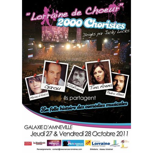 Lorraine De Choeur / 2000 Choristes / 2011 / 2 Dvds / La Folle Histoire Des Compedies Musicales