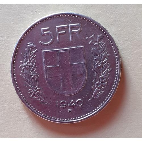 5 Francs Suisse 1940
