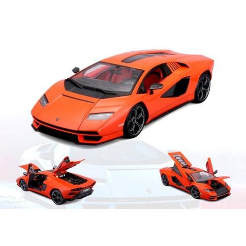 Véhicules Miniatures Die Cast 1/18 Lamborghini Countach Lpi-800 - Orange -