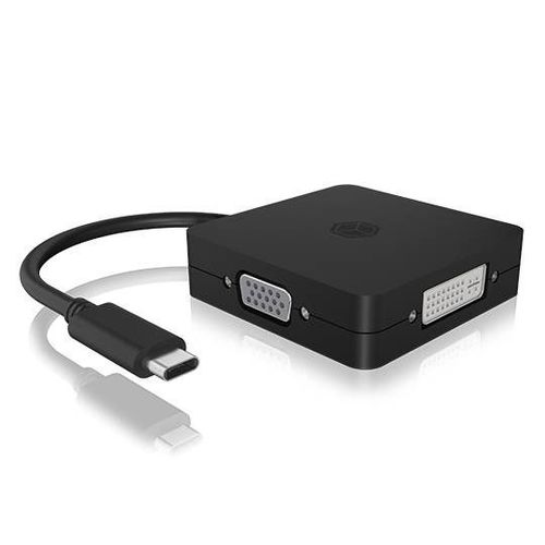 Adap Icy Box Usb-c To Hdmi, Dp, Vga Or Dvi