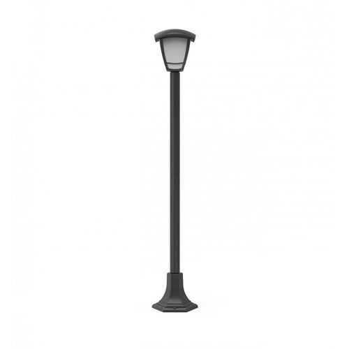 Xanlite - Lampadaire Filaire Noir 112cm Rétro Ip44, Culot E27, 40w Max - Lame40nret