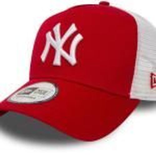 Casquette New Era Trucker New York Yankees Rouge