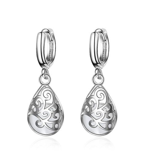 Boucles D'oreilles En Argent Sterling 925, Bijoux Hypoallergéniques En Opale Pour Femmes Et Filles, Eh198