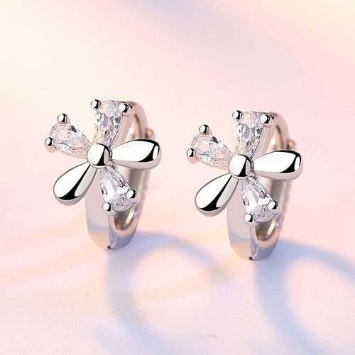 Boucle D'oreille En Argent Sterling 925, Piercing, Fleur De Maïs, Bijoux Pour Femmes, Pendants D'oreille, Eh206