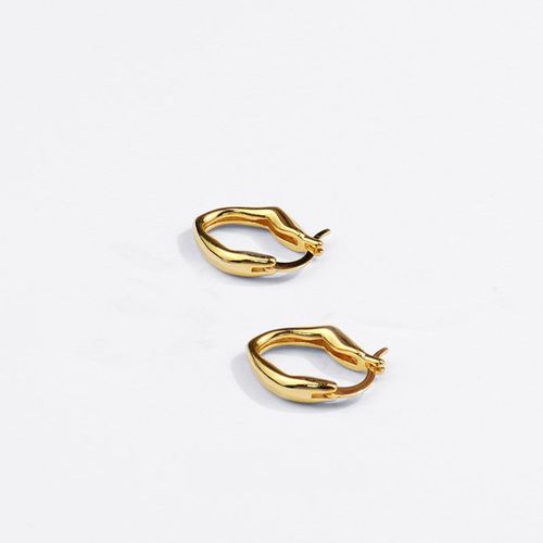 Boucles D'oreilles En Argent Sterling 925 Pour Femmes, Bijoux Punk, Accessoires De Piercing Géométriques Irréguliers, Eh46