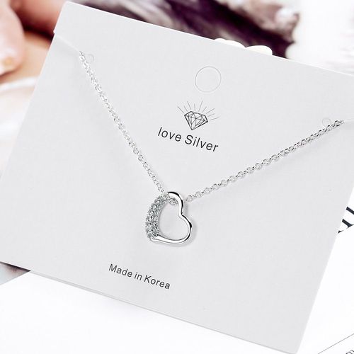 Colliers Et Pendentifs Ras Du Cou En Argent Sterling 925 Pour Femmes, Bijoux En Cristal, Dz158