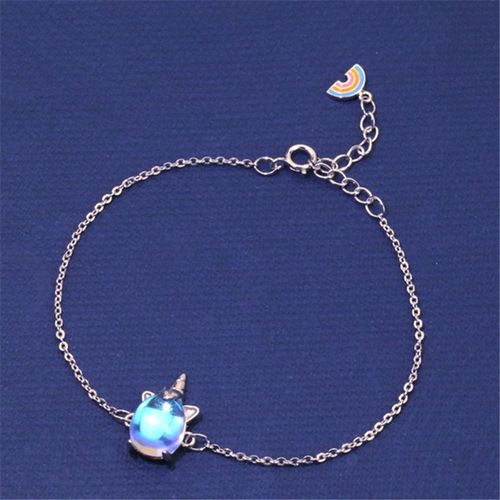 Bracelets Magiques En Cristal Argenté Pour Femmes, Bijoux Simples Et Élégants, Dégradé De Cristal, S925, A211