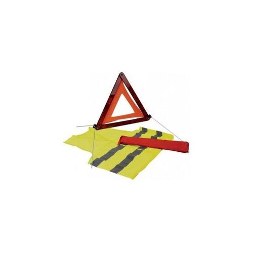 Kit De Sécurité Pour Véhicule Gilet Jaune Signalisation Et Triangle De Signalisation