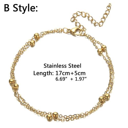 Bracelet À Main Couleur Or Pour Femmes Et Filles, Chaîne En Acier Inoxydable, Perle, Breloque, Bijoux, Vente En Gros, 2020