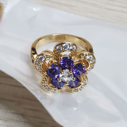 Bagues En Zircon Cubique Violet Et Clair Pour Femmes, Bijoux Cadeau De Saint Valentin, Offre Spéciale, Vente En Gros, 2019 Jz241d